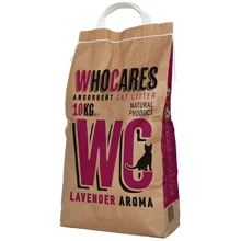Наповнювач туалетів для кішок WhoCares Lavander Мінеральний вбираючий 10 кг (10 л): Вид мінеральний