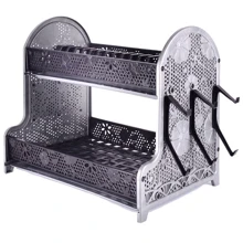 Violet House 0414 Ажур METAL 28х40х38 см (0414 Ажур METAL сушка д/посуду. 28*40*38 см): Тип настільна