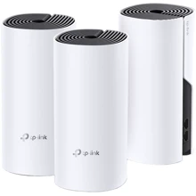 Точка доступу Wi-Fi TP-Link DECO E4 3 ПК AC1200, 2xFE LAN/WAN, MESH, MU-MIMO, Beamformi (DECO-E4-3-PACK): Максимальна швидкість 300+867 Мбит/с