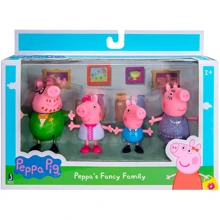 Набор фигурок Peppa - Большая семья Пеппы, праздник (Мама, Папа, Пеппа и Джордж) (PEP0770): Тип Персонаж мультфильма, фильма