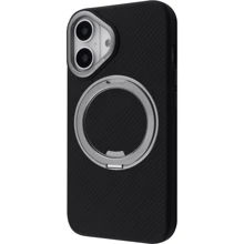 Чехол для iPhone Proove Reinforce Case with Magnetic Ring Gray for iPhone 16: Цвет серый