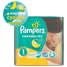 PAMPERS New Baby Newborn (2-5 кг) 27 шт.: undefined undefined