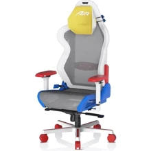 Кресло DXRacer Air PRO белое-синее-красное-желтое (AIR-R1S-WRB.G-B3-NVF): Тип Игровые (Геймерские)