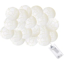 Гирлянда Springos Cracked Cotton Balls 2 м 10 LED теплый белый (CL0069): Тип Хлопковые шарики