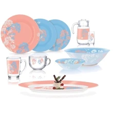 Столовый сервиз Luminarc AMB Rose Mix & Match 46 пр. (Q4740): Количество персон 6