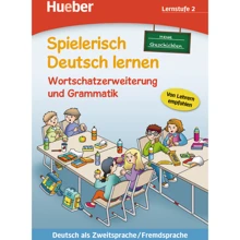 Spielerisch Deutsch lernen Lernstufe 2: Wortschatzerweiterung und Grammatik - neue Geschichten: Производитель Hueber