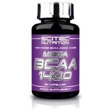 Аминокислота для спорта Scitec Nutrition Mega BCAA 1400 90 caps: Вкус Без вкуса