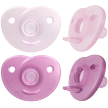 Пустышка для девочки Philips AVENT Soothie 0-6 мес розовый 2 шт (SCF099/22): Возраст с рождения