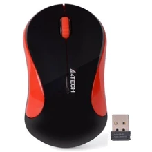Мышь A4Tech G3-270N Black/Red: Интерфейс подключения Wireless