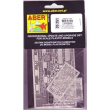 Базовий набір ABER фототравлення для Ізраїльського танка M51HV I Sherman Vol.1 ABR35-251: Виробник ABER