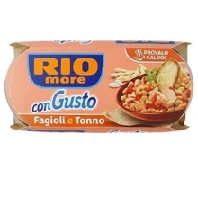 Філе тунця Rio Mare з квасолею, 2x160 г (WT4170): Вага нетто 320 г