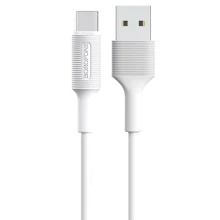 Кабель Borofone USB Cable to USB-C EzSync 1m White (BX1): Тип USB Cable - USB-C