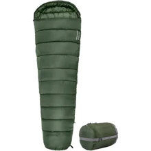 Спальный мешок Спальный мешок Highlander Phoenix 250/-3°C Ember Olive Green Left зеленый (SB243-OG): Тип кокон