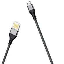 Кабель Borofone USB Cable to Micro USB Tasteful 1.2m Black (BU11): Тип USB Cable - microUSB