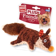 Іграшка для собак Лисичка з пищалкою GiGwi Plush текстиль 9 см (75043): Виробник GiGwi