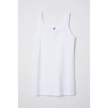 Майка H&M 5001336 146-152 см белая: Тип Майки