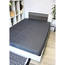 Простирадло LightHouse Mf Stripe Graphite страйп-мікрофібра на гумці 90х200+25см (2200000605023): Тип простынь