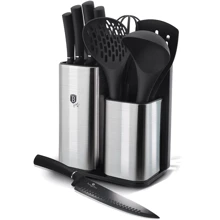 Кухонний набір Berlinger Haus Black Silver Collection 12 предметів (BH 6247): Опис Набор кухонных принадлежностей 12пр.