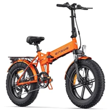 Электровелосипед Engwe EP-2 Pro (750 Вт, 12,8 А/ч, 48 В ), колеса 20", оранжевый: Допустимая нагрузка, кг 150