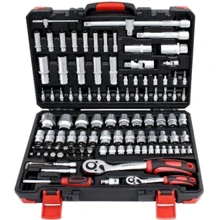 Набор инструментов HAISSER 1/4" 1/2" (70178): Назначение набора универсальный
