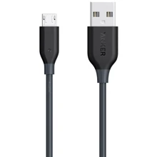 Кабель ANKER USB Cable to microUSB Powerline V3 90cm Grey (A8132H11/A8132G11): Тип USB Cable - microUSB