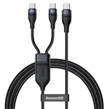 Кабель Baseus Cable USB-C to USB-C 100W Flash Series 1.5m Black (CA1T2-C01): Тип USB-C - USB-C