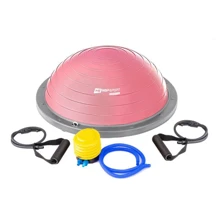 Степ платформа и балансировочная платформа Hop-Sport Bosu HS-L058 light pink: Вид Балансировочная полусфера