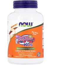 Now Foods Berry Dophilus, Kids, 2 Billion, 120 Chewables (NF2949): Тип Пробиотики
