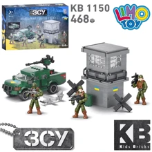 Конструктор LimoToy военный блокпост 468 детатей (KB 1150): Производитель LimoToy