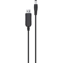 Кабель ACCLAB кабель питания для роутера USB Cable to DC 5.5х2.1 мм 9V 1A Black: Тип USB Cable - DC