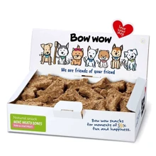 Ласощі для собак Bow wow натуральні міні-кісточки зі свининою та овочами 1 кг бокс (BW669): undefined undefined
