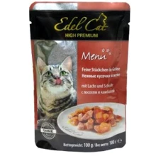 Влажный корм Edel Cat pouch для кошек с лососем и камбалой в желе100 g (4003024180006): Тип Влажный корм