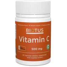 Biotus Vitamin C 500 mg Витамин С 30 Капсул: Тип Витамин C