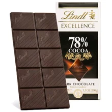 Шоколад Lindt, чорний 78% (100 г) (WT4438): Вага, г 100