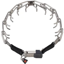 Строгий ошейник для собак Sprenger Ultra-Plus Training Collar с 2-мя кольцами и замком ClicLock нержавеющая сталь 3.2 мм 52 см (39687): Производитель Sprenger