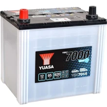 Автомобільний акумулятор Yuasa YBX7014: Ємність, Ач 65