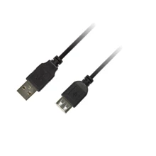 Кабель Piko USB Cable to USB F 1.8m Black: Тип USB Cable - USB F
