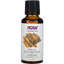 Now Foods Cinnamon Cassia Кассия эфирное масло корицы 30 ml: Назначение Расслабление, Ароматизация