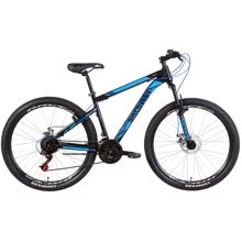 Велосипед Discovery TREK DD 2021 27.5" серебристо-бирюзовый (OPS-DIS-27.5-023): Материал рамы Сталь