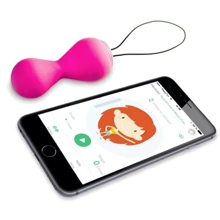 Вагінальні кульки, тренажер вагінальних м'язів Gballs 2 App Gvibe, рожевий: Для кого Для жінок