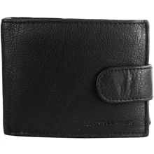 Мужское портмоне DNK Leather черное (DNKN035L-CCF-black): Пол Мужской