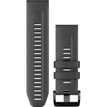 Ремінець Garmin QuickFit 26 Watch Bands Graphite Silicone (010-13117-01): Колір серый
