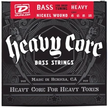Струна для гитар Струны DUNLOP DBHCN45105 HEAVY CORE BASS HEAVY 45-105: Тип Комплект струн