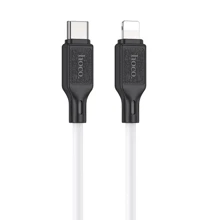 Кабель Hoco Cable USB-C to Lightning X90 3A 20W 1m White: Тип USB-C - Lightning