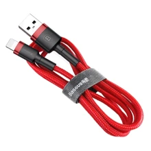 Кабель Baseus USB Cable to Lightning 2m Red/Black (CALKLF-C19): Тип USB Cable - Lightning
