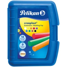 Пластилин Pelikan Creaplast 320г 9 цветов в синем пенале: Производитель Pelikan