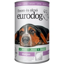 EuroDog Adult с печенью 24х415 г: Тип Консервы