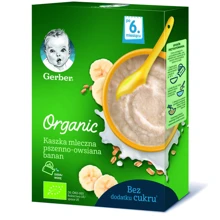 Каша молочная Organic Пшенично-овсяная с бананом 240 г (1100400): Тип Каши молочные