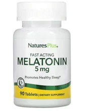 Natures Plus Fast Acting Melatonin Мелатонин Быстродействующий 5 мг 90 таблеток: Форма выпуска Таблетки