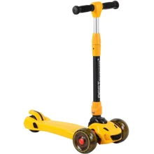 Самокат Best Scooter желтый (CR-62111): Количество колес 3